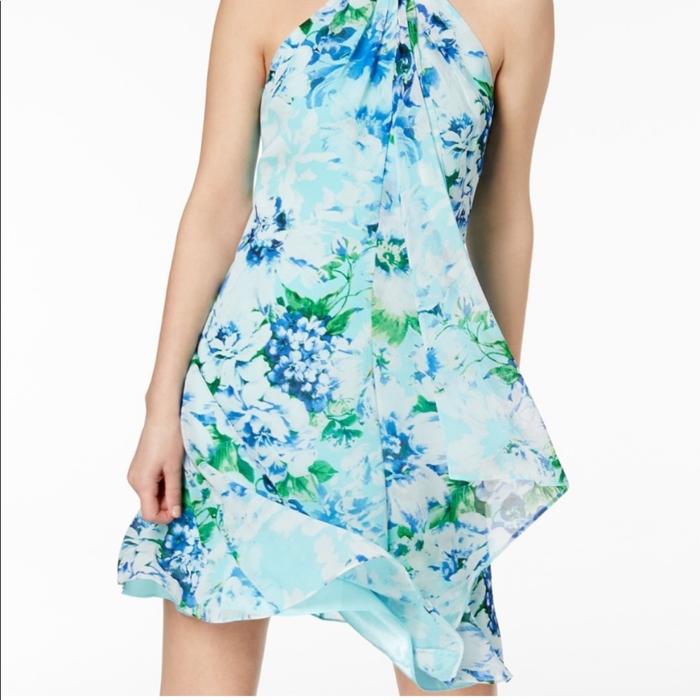 NWT Calvin Klein Embellished Floral Shift Dress